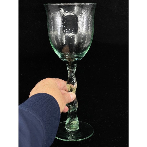 NEW (2) Vidrios San Miguel Recycled Glass 18 oz 11" Water Goblet Wine Glass - Picture 6 of 15
